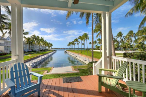 Waterfront luxury Villa 29 with sunset views and boat slip townhouse